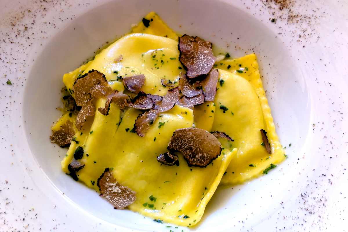 ravioli con il tartufo