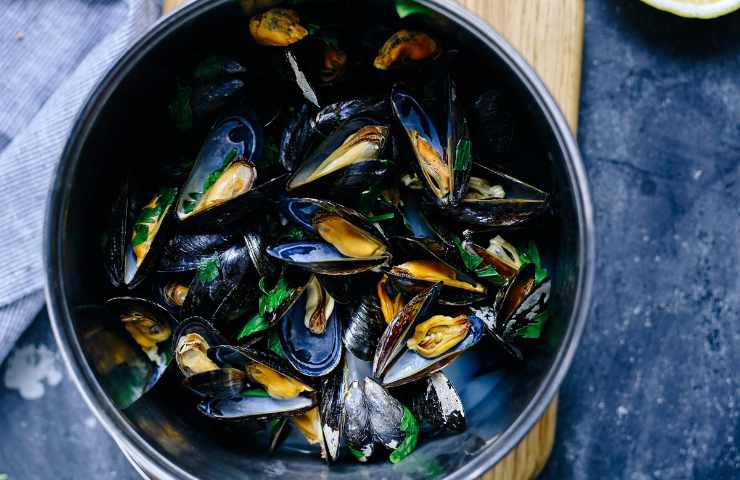 Cozze in padella