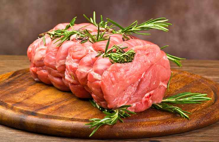 carne di vitello a fette