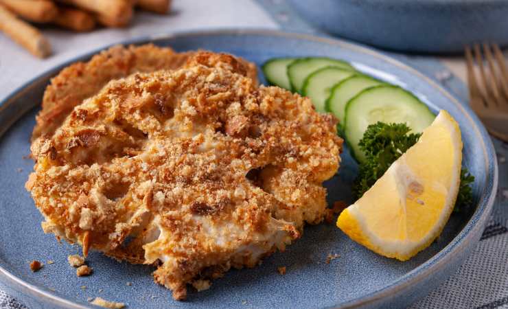 cotolette di cavolfiore con cetrioli e limone