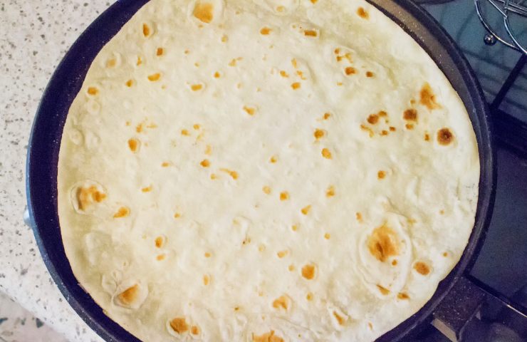 Una piadina in padella