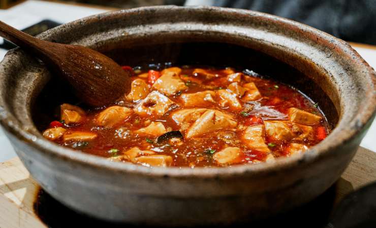 spezzatino di tofu al sugo
