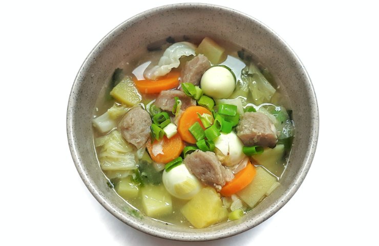 Una zuppa di patate, finocchi e carote