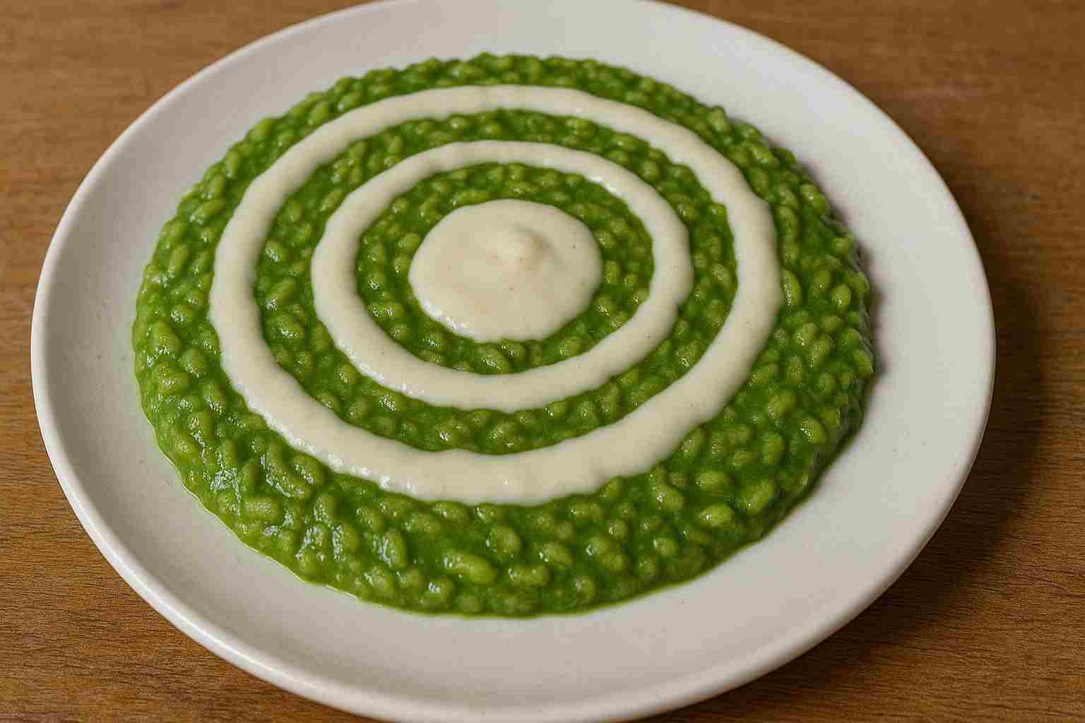 Risotto verde spinaci e peperoncino