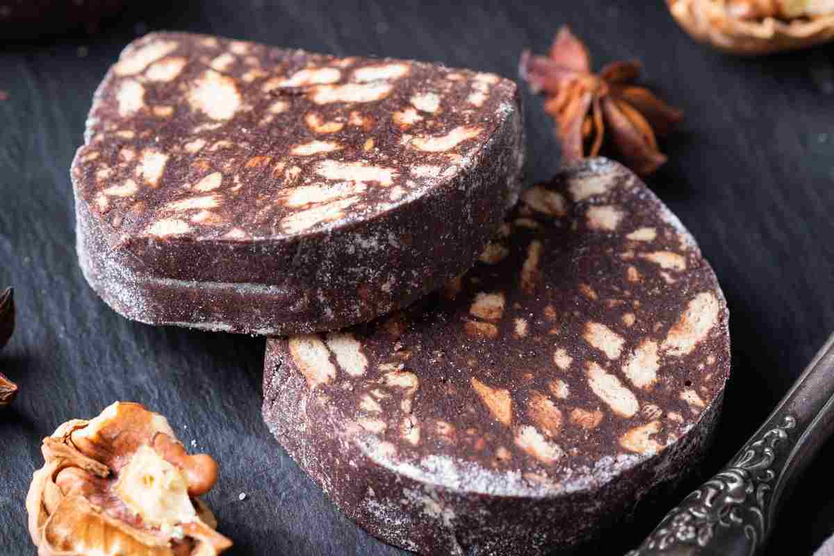 fette. di salame al cioccolato