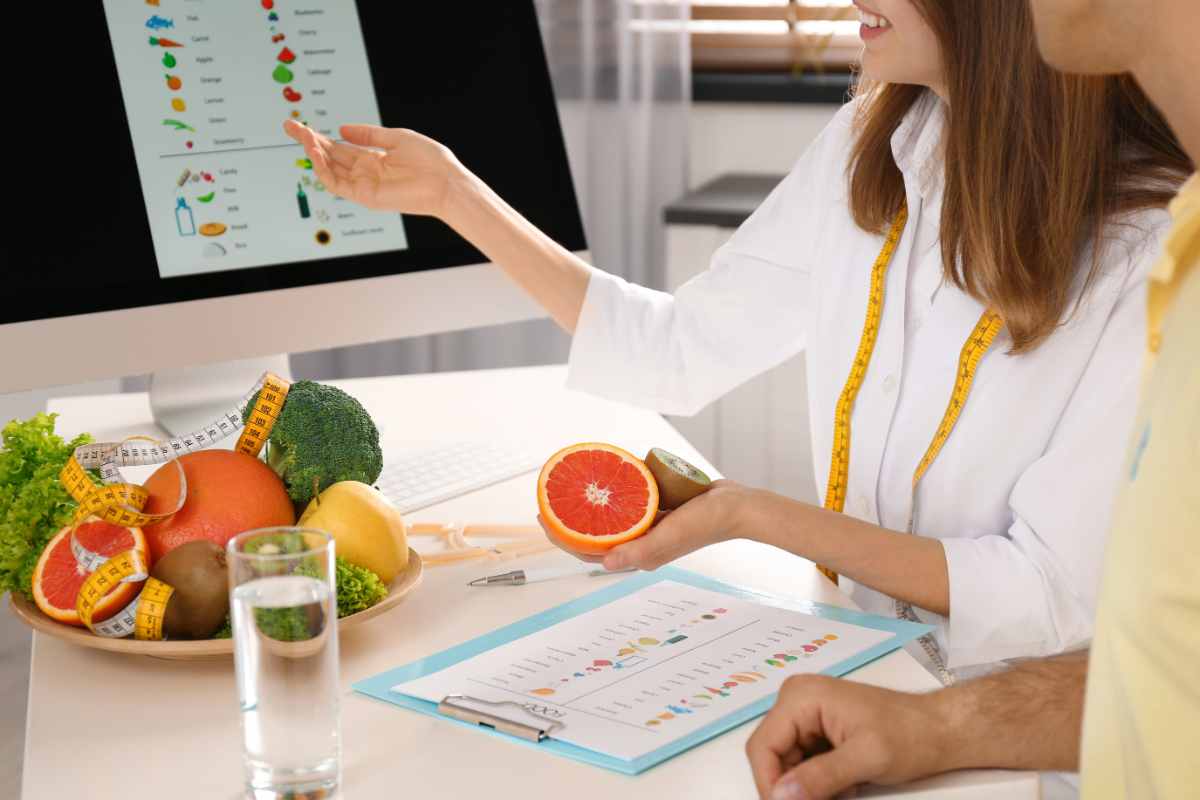 Un consulto dalla nutrizionista