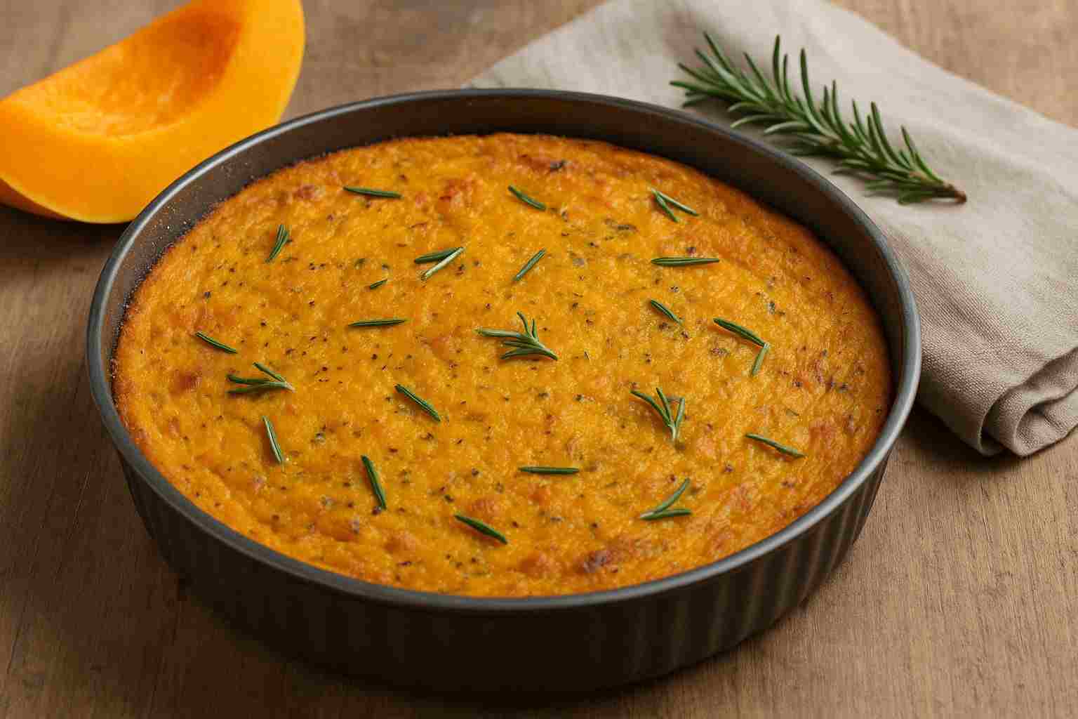Tortino di zucca e ricotta