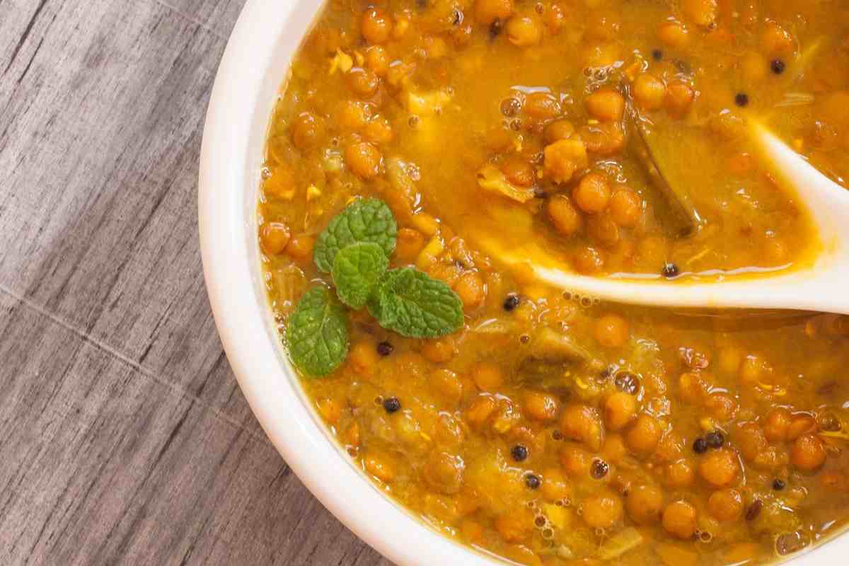 zuppa di lenticchie cremosa