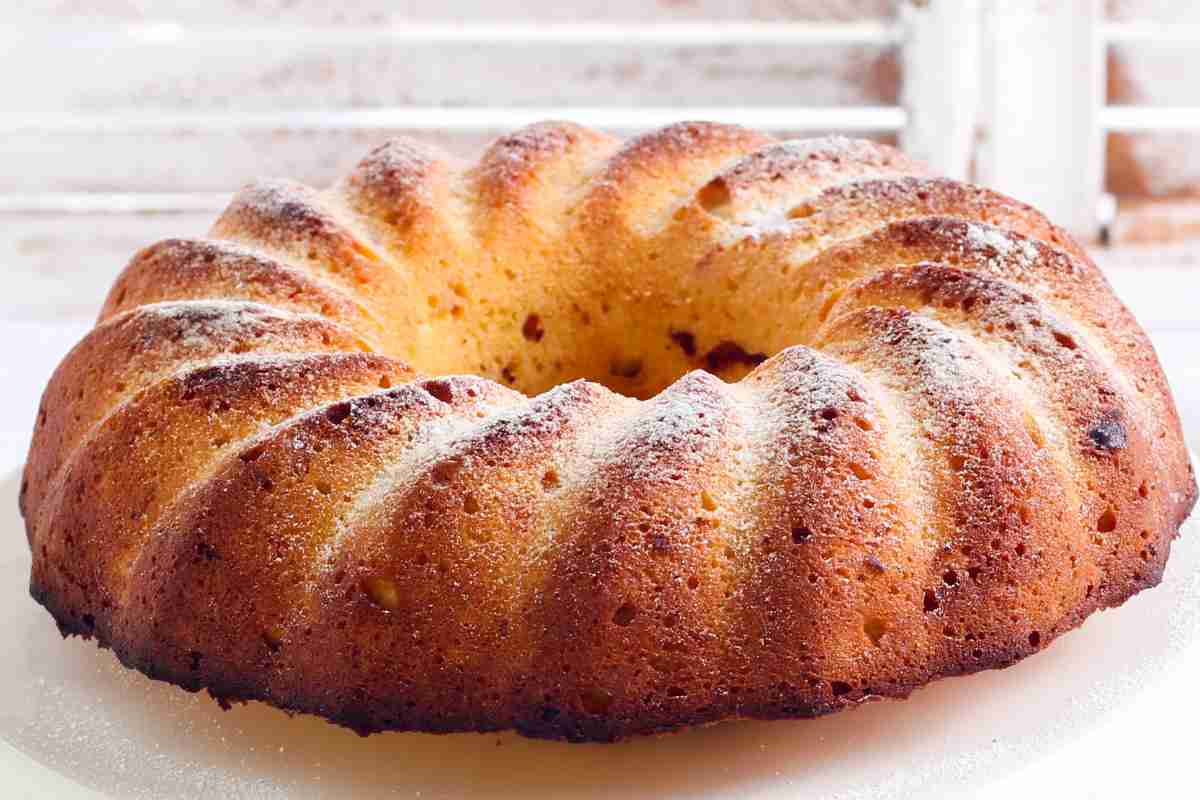 Ciambellone yogurt miele arancio