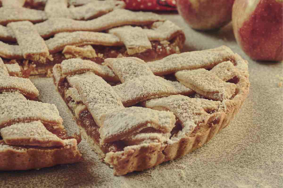 Crostata di mele leggera