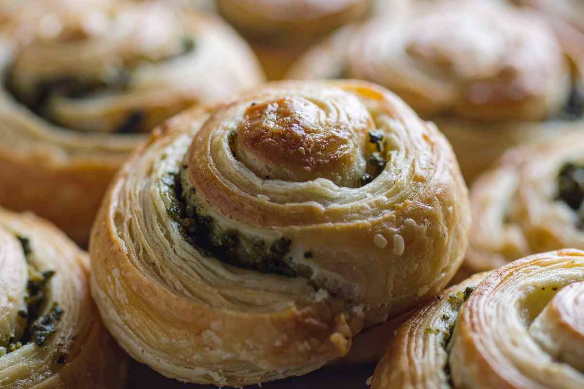 Girelle di pasta sfoglia