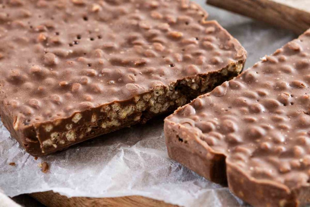 Kinder Cereali fatto in casa tagliato a metà