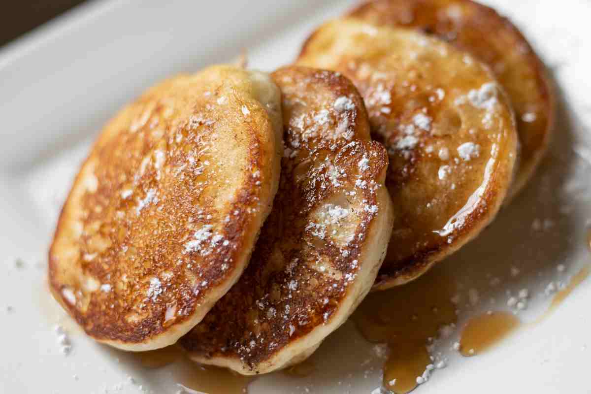 Pancake con sciroppo d'acero