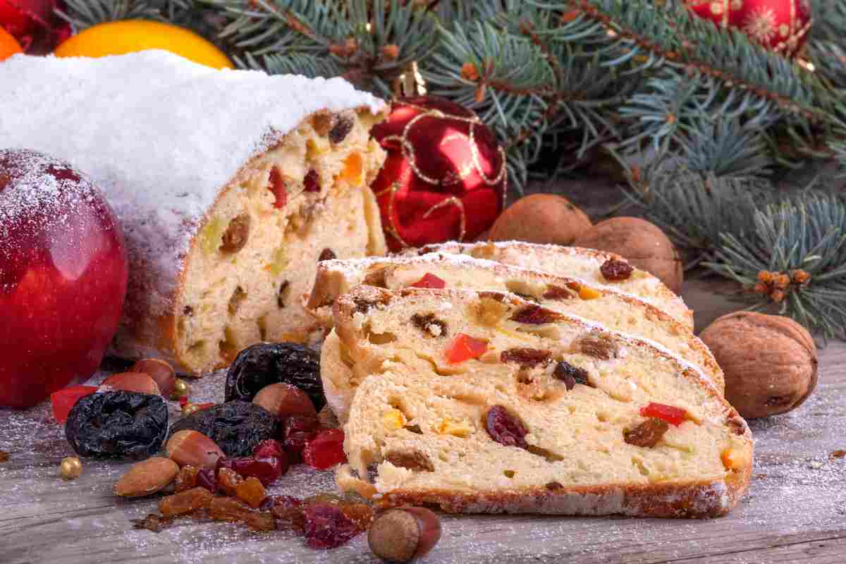 Plumcake di Natale frutta