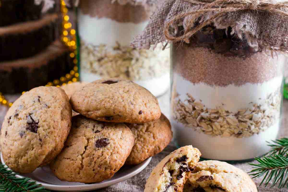 Preparato per biscotti in barattolo