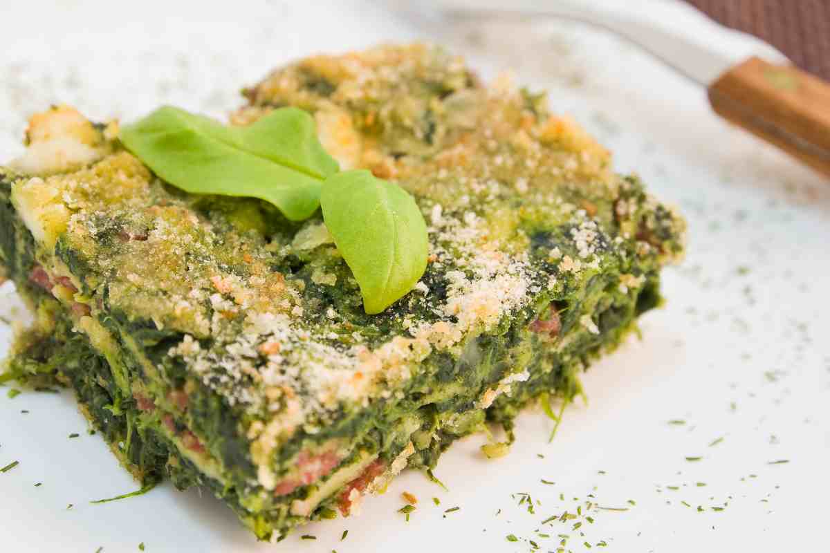 Sformato di spinaci