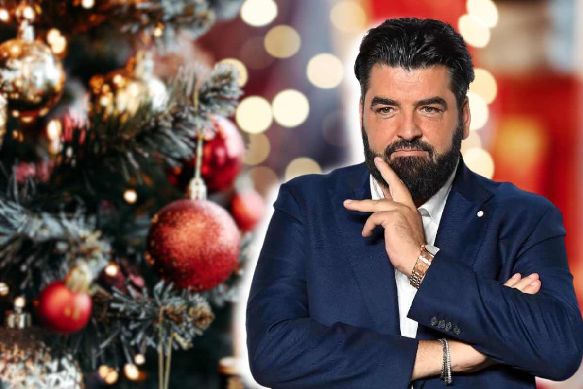 albero di Natale e Antonino Cannavacciuolo