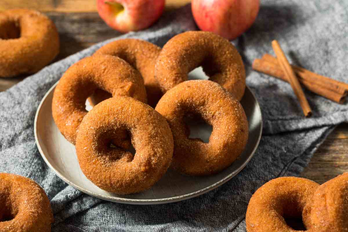 ciambelle mela e cannella
