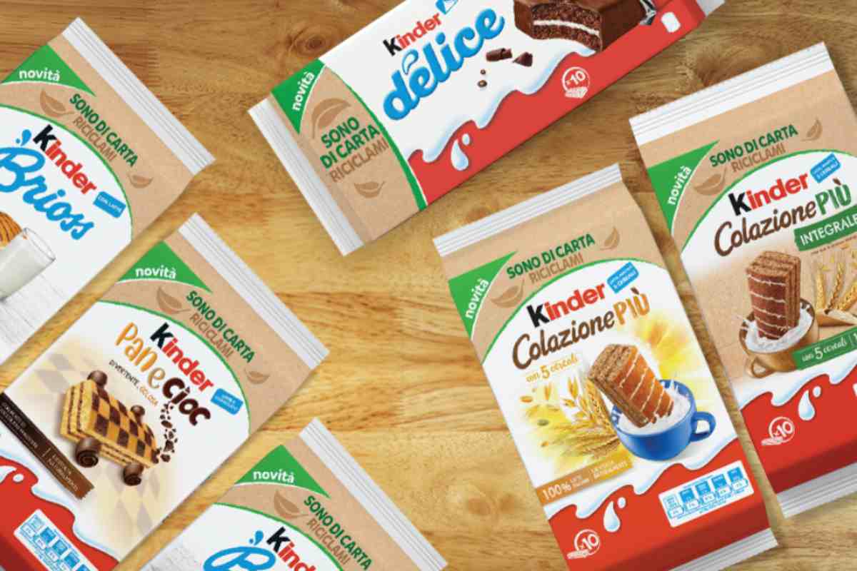 merendine di vario tipo dell'azienda ferrero