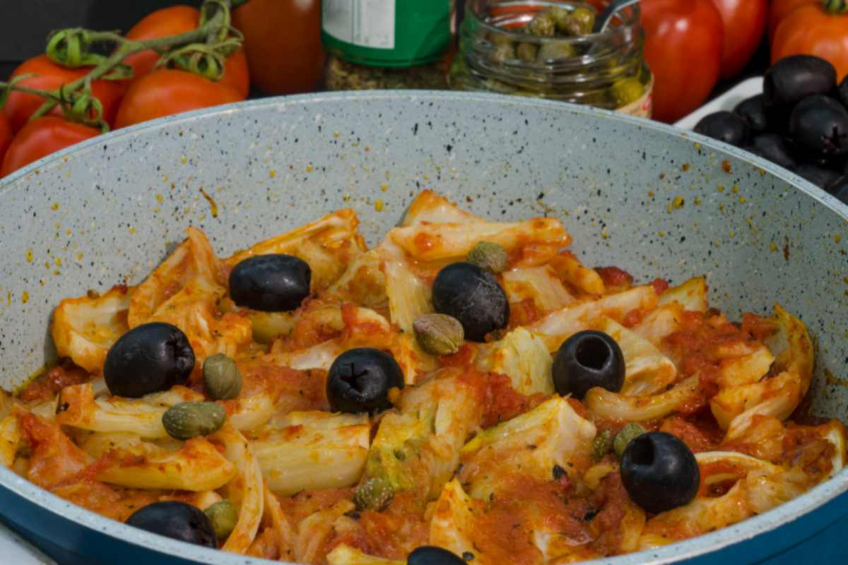 finocchi alla pizzaiola in padella