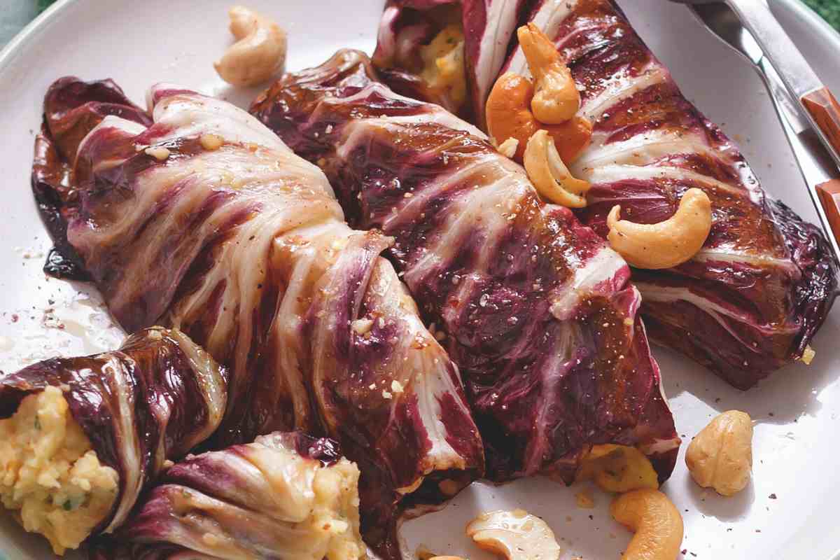 involtini di radicchio e anacardi