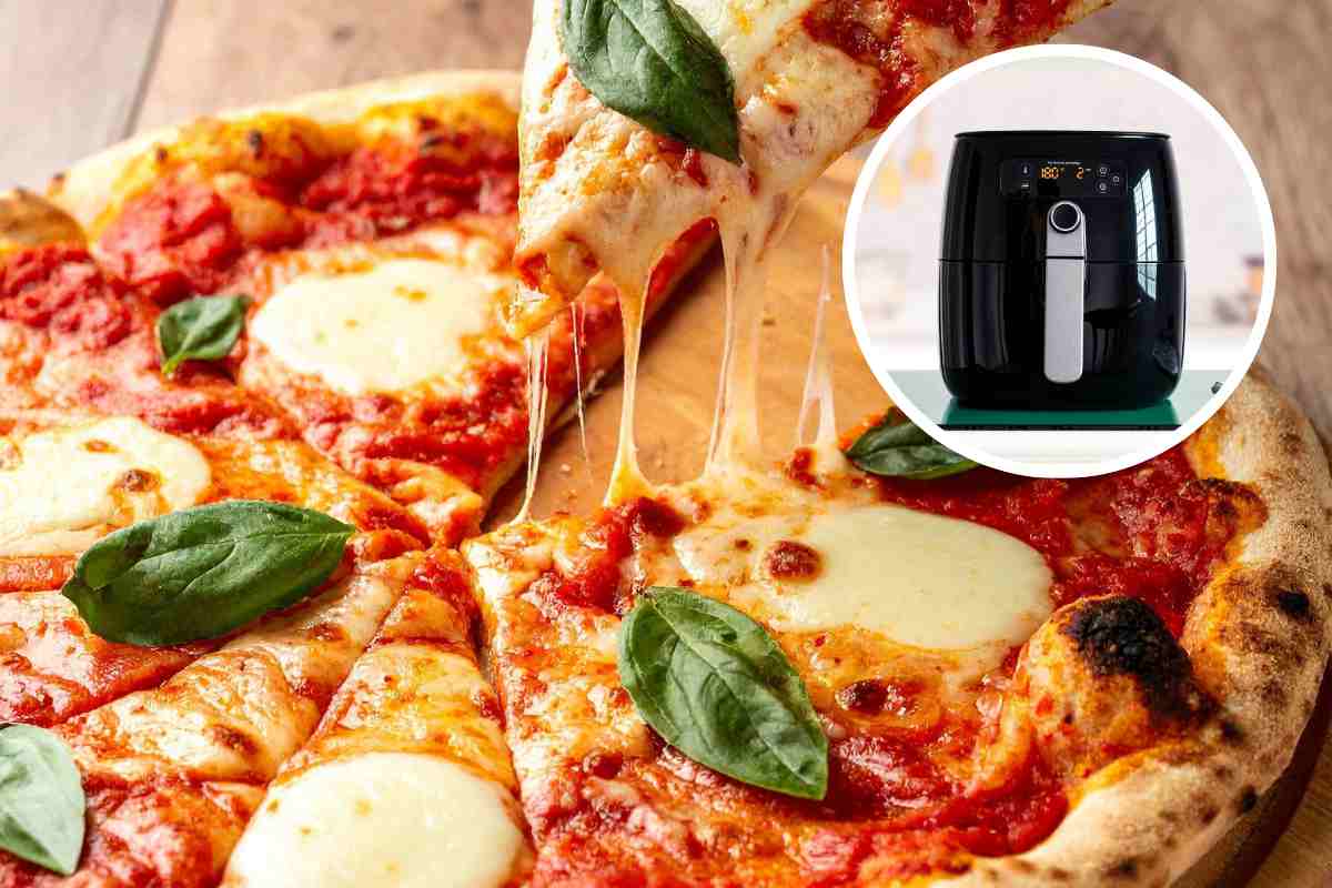 pizza e friggitrice ad aria
