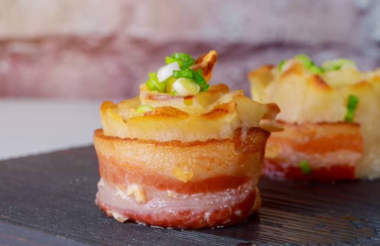 involtino di patate e pancetta dorato