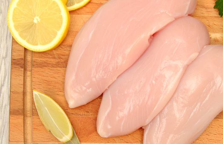 Petto di pollo a fette
