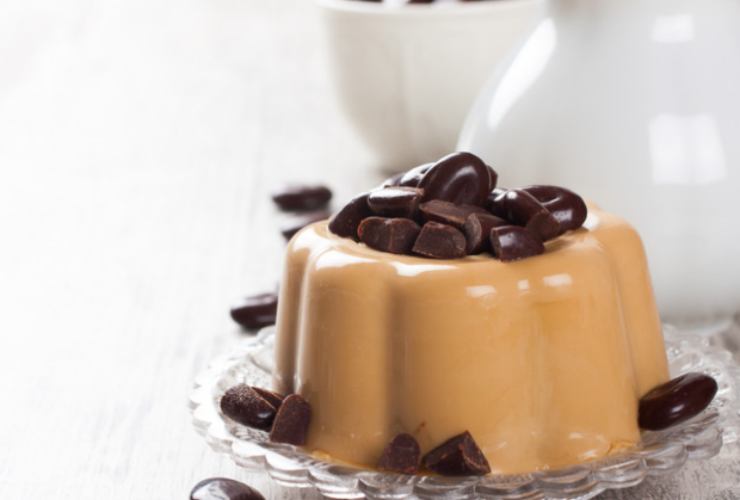 dolce panna cotta al caffè 