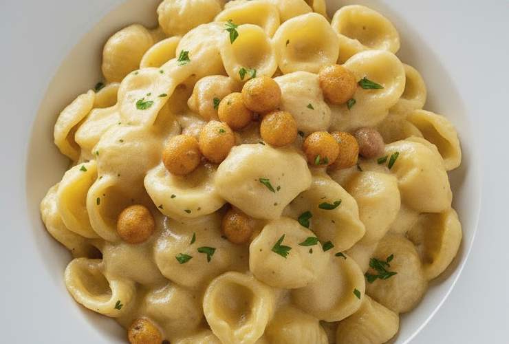 orecchiette con ceci e cavolfiore