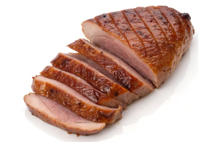 Petto d'anatra affettato