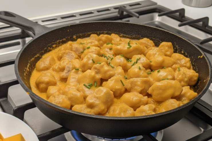 pollo alla zucca in padella