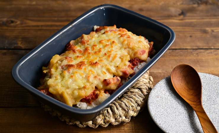 pirofila di risotto al forno