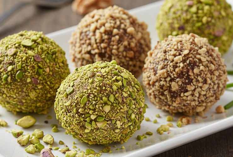 tartifuni salati con granelle colorate