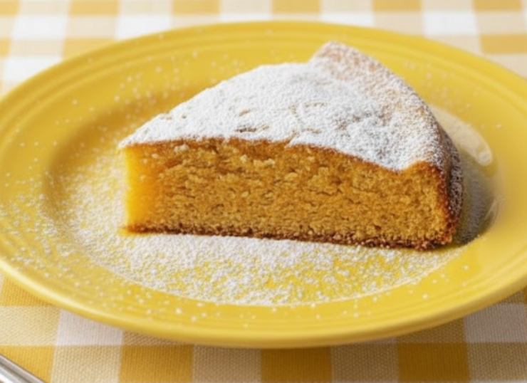 fetta di torta tenerina in un piatto