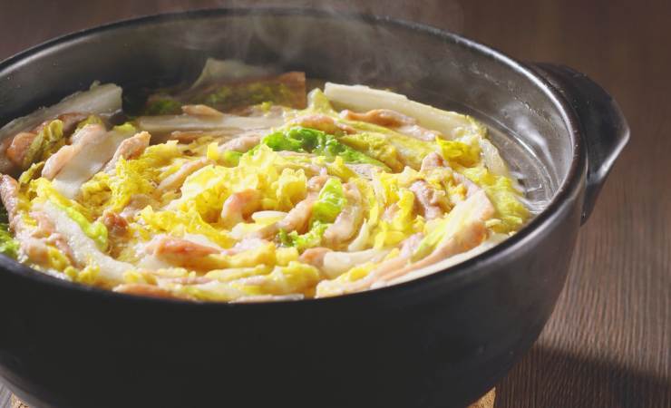 tegame con verza e speck