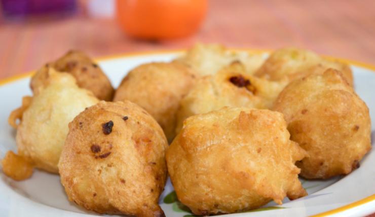 zeppole fritte di pasta cresciuta