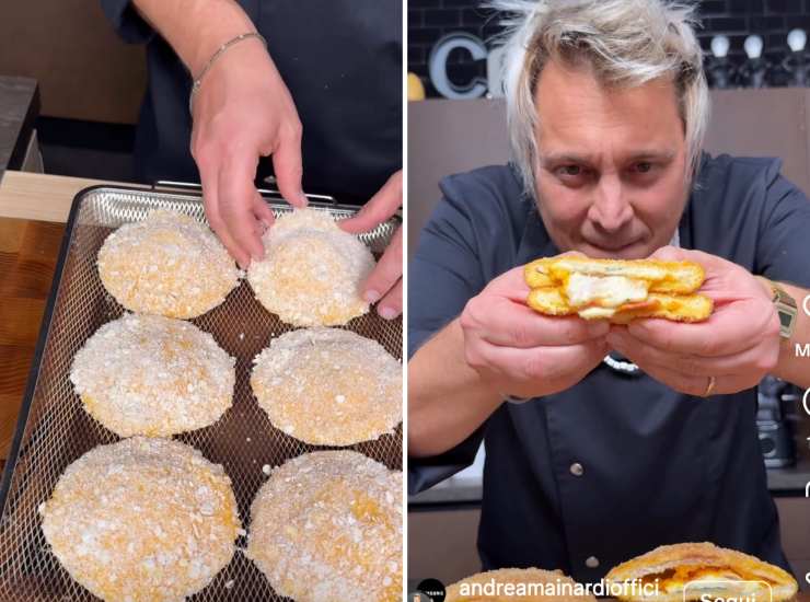 Andrea Mainardi prepara zucca in carrozza