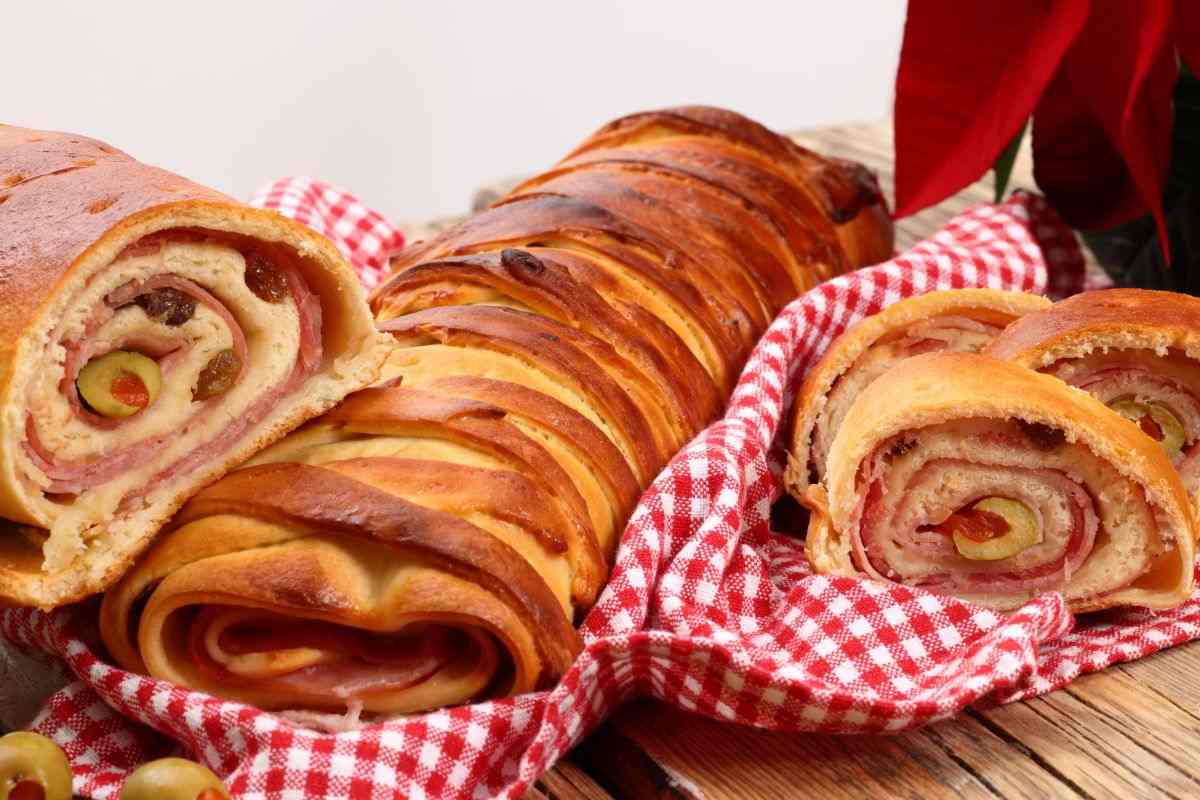 rotolo sfoglia olive prosciutto