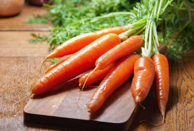 carote intere sul tagliere