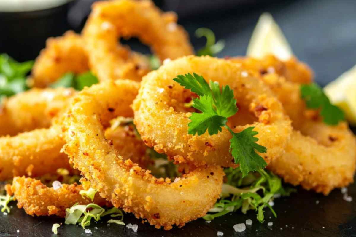 Calamari impanati con prezzemolo