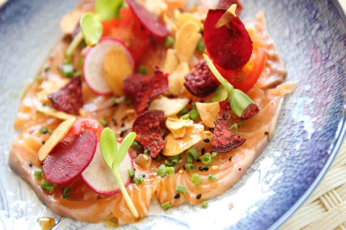 Carpaccio salmone Cenone Capodanno - Buttalapasta.it