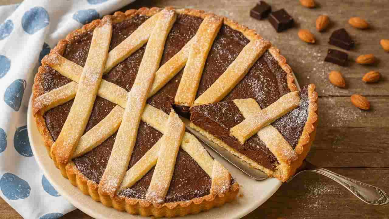 Crostata al cioccolato ricetta con Bimby - ButtalaPasta.it