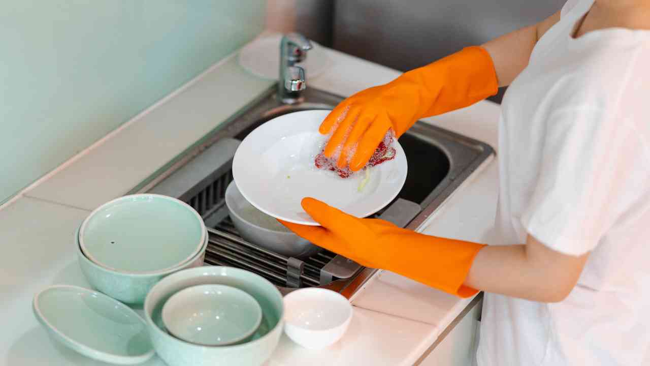Lavare i piatti a opera d'arte, non commettere mai questo errore, finirai a mangiare germi e batteri