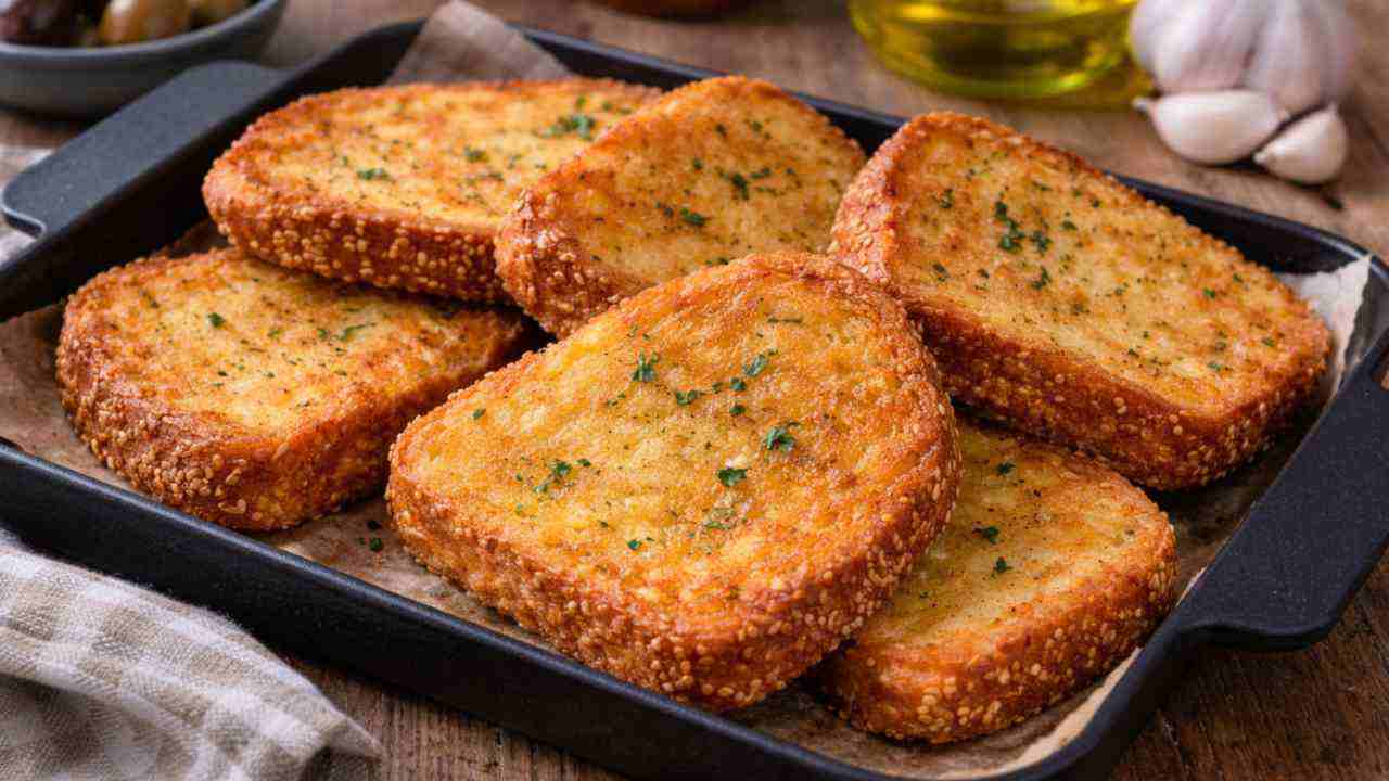 Ricetta 0 sprechi dopo Natale, prendi il pane mettilo nell'olio bollente... una vera chicca