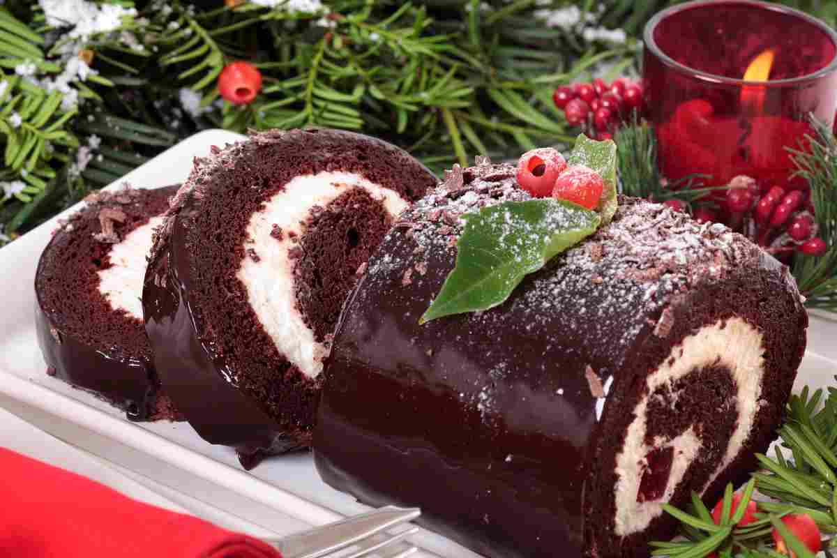 Tronchetto al cioccolato