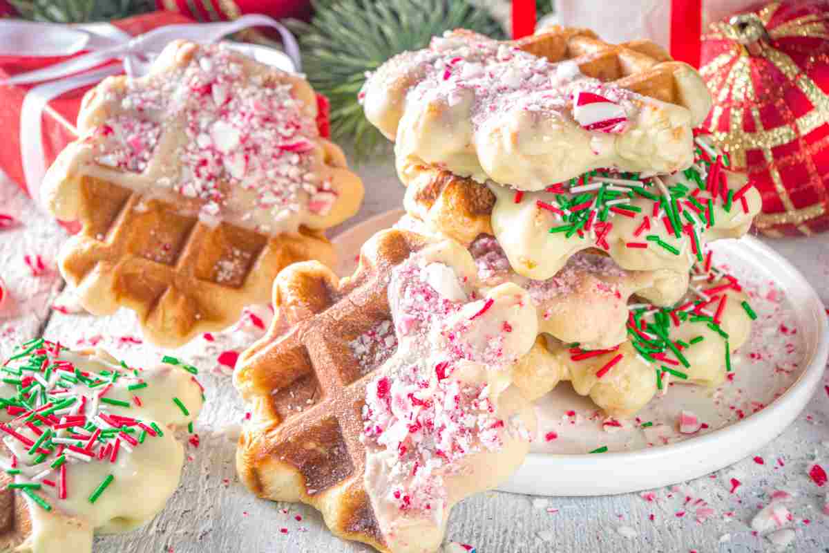 Waffle di Natale