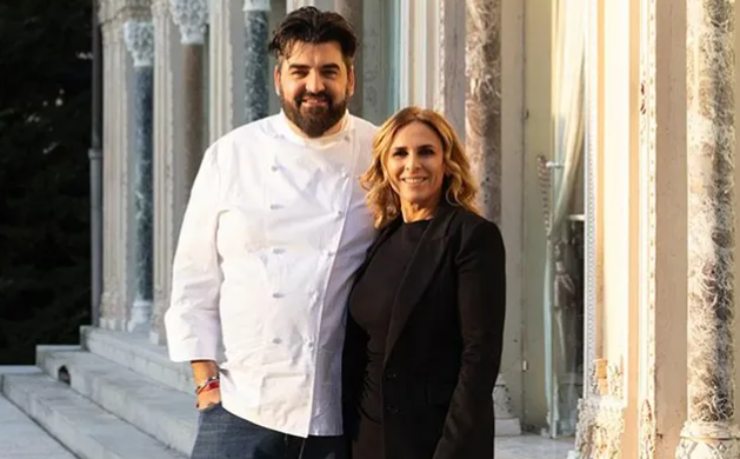 antonino cannavacciuolo insieme alla moglie cinzia primatesta