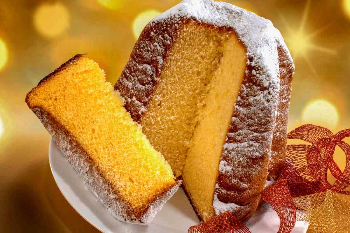 pandoro tagliato