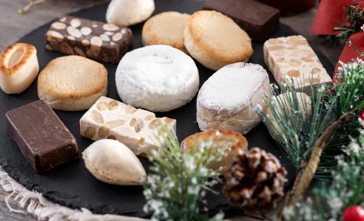 vassoio di dolci di Natale